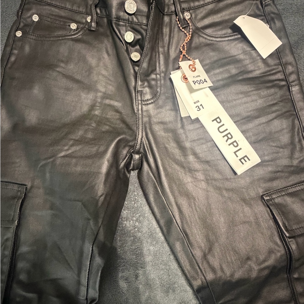 Men's Black Cargo Pants - Sleek Utility Style